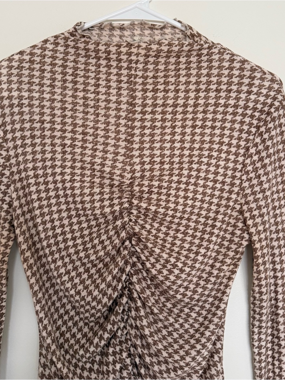 Free People Little Crush Houndstooth Top - Picture 3 of 7